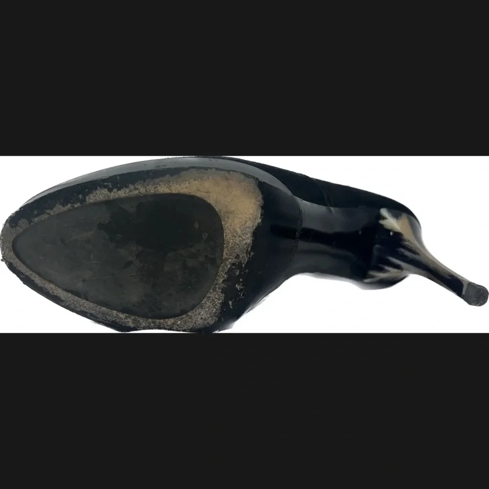 BURBERRY PRORSUM Black Suede English Icons Tanfield 110 BOOTS Size 38 - Picture 5 of 9